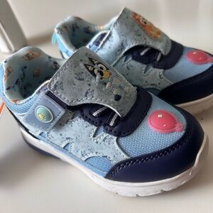 Bluey Kids Sneakers with Navy and Light Blue Design